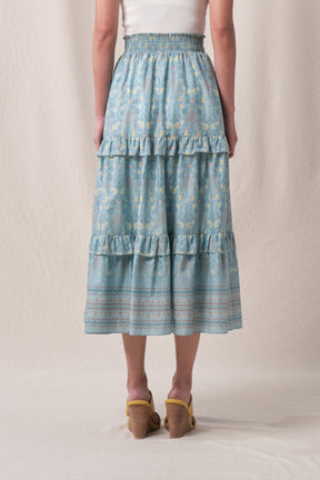 SANDY Skirt in Blue Segara