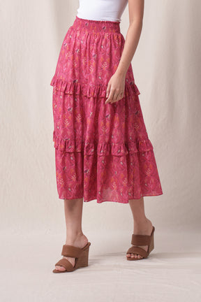 SANDY Skirt in Fuschia Penyu