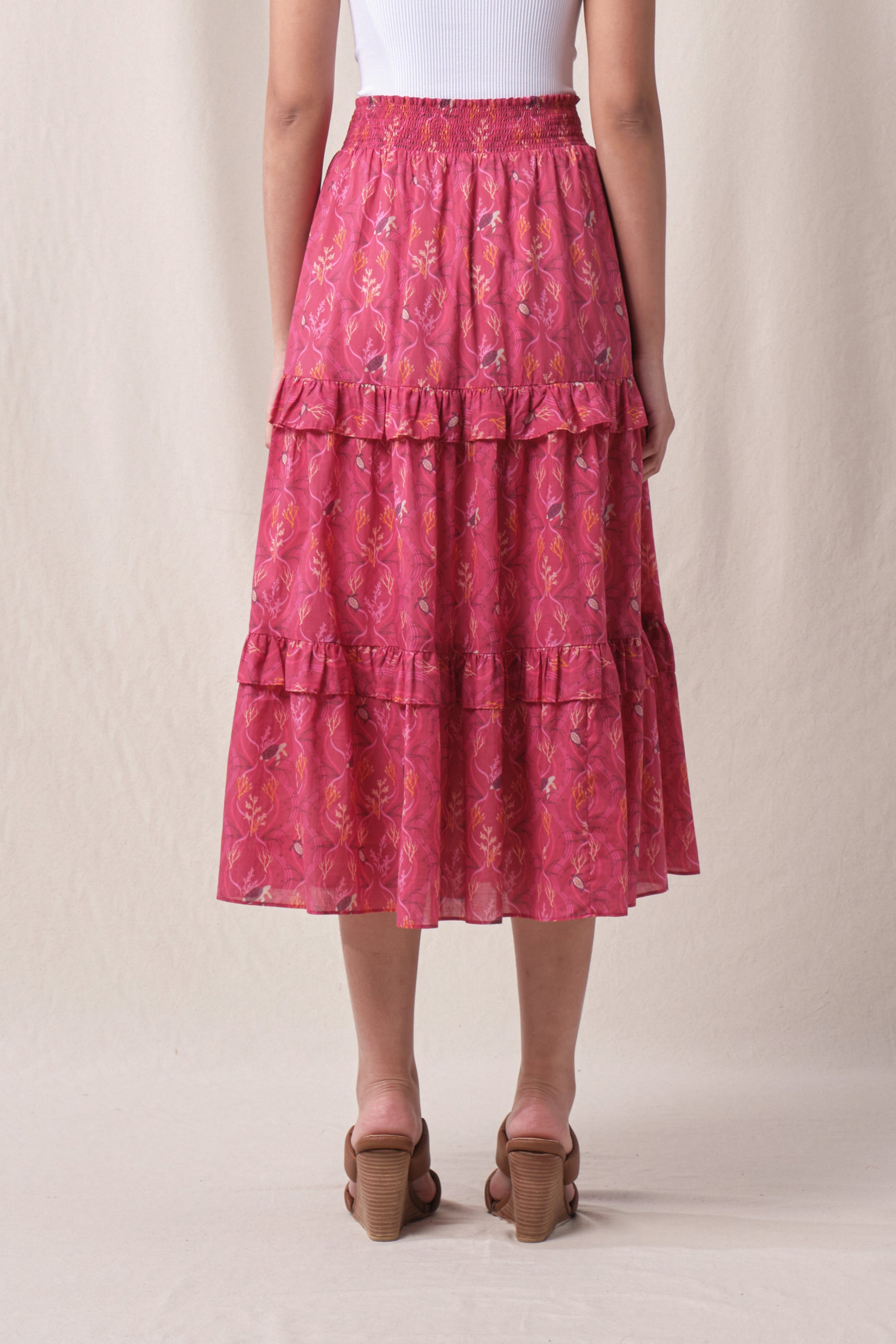 SANDY Skirt in Fuschia Penyu