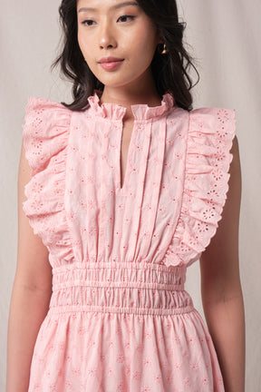 SANIYA Dress in Pink Kamen