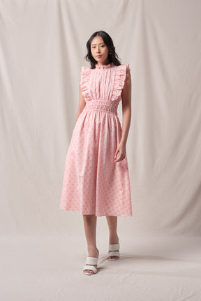 SANIYA Dress in Pink Kamen
