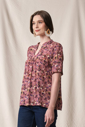 SHERY Top in Lilac Celosia