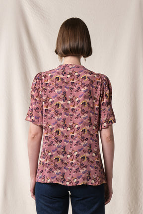 SHERY Top in Lilac Celosia
