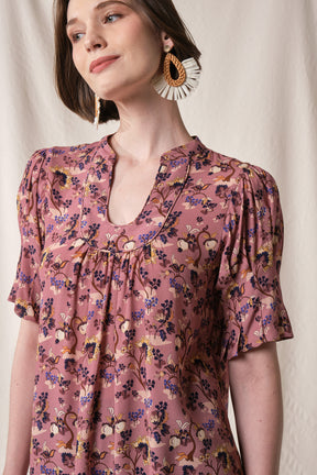 SHERY Top in Lilac Celosia