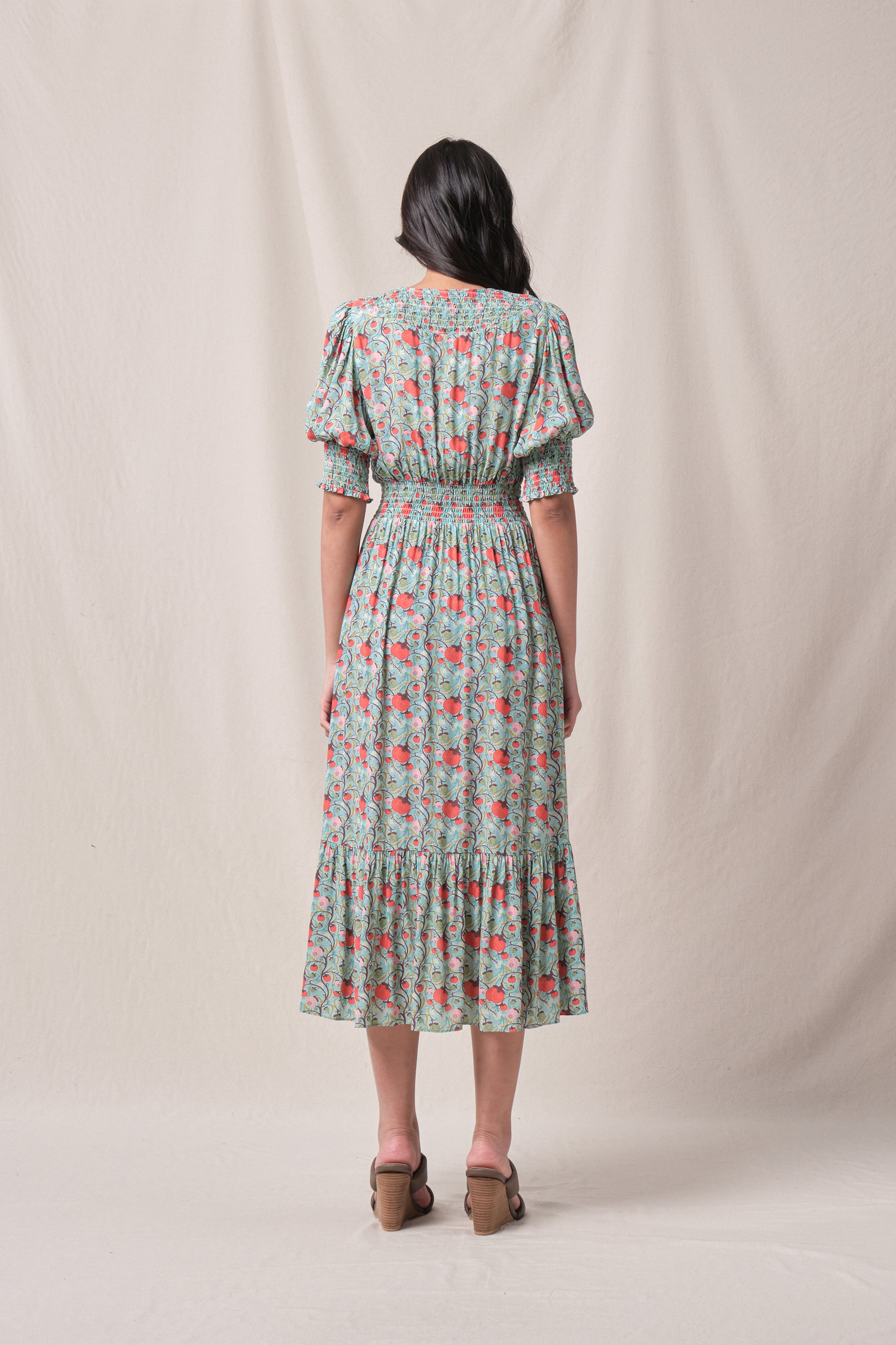 TALIA Dress in Mint Manggis