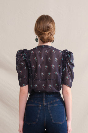 TAMI Top in Black Murai
