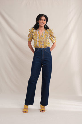 TAMI Top in Yellow Jalapa