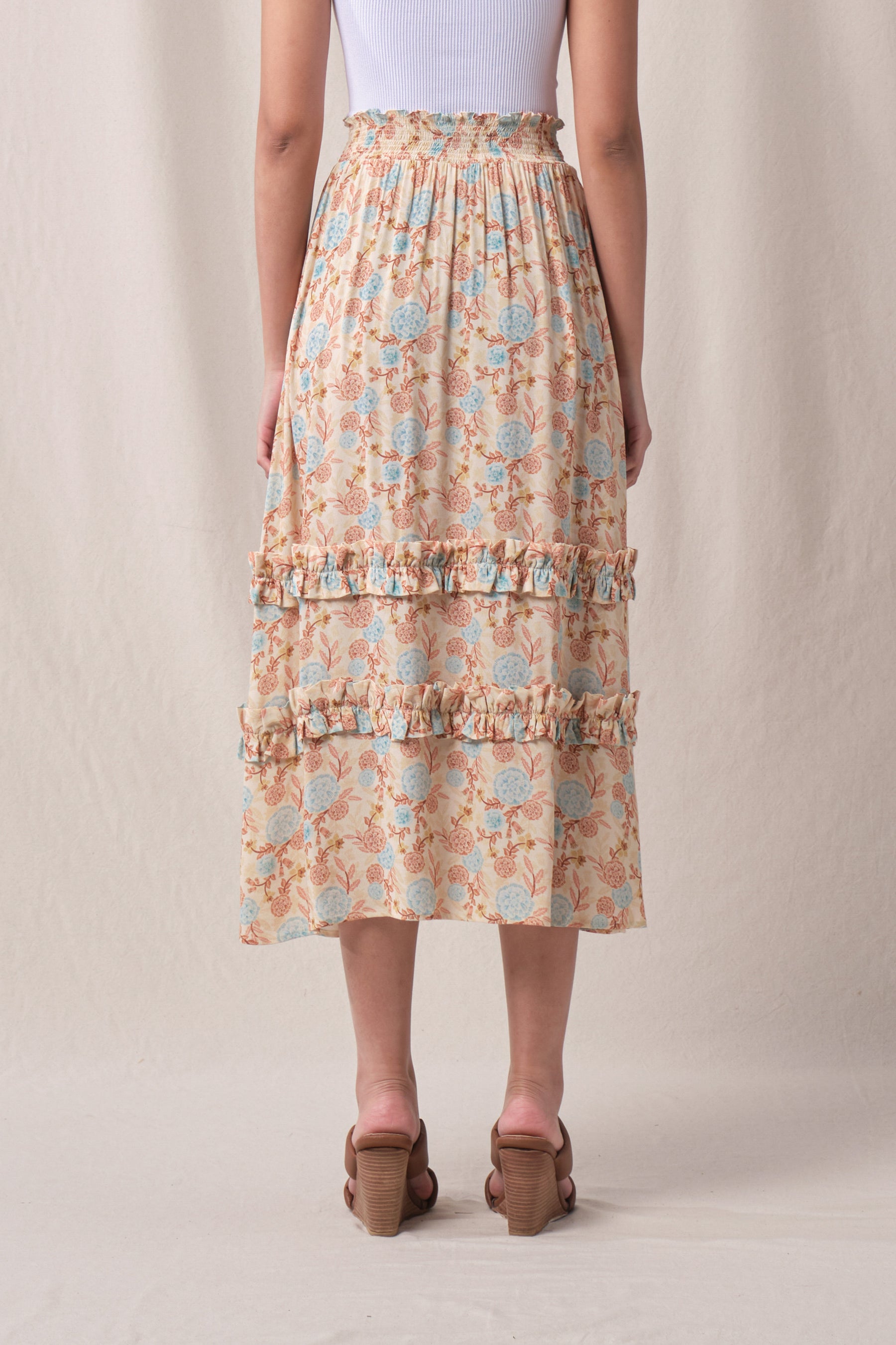 TAYLOR Skirt in Beige Marigold