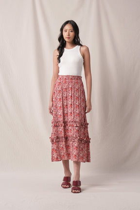 BUNDLING: Rosie Top In Manggis Pink and Taylor Skirt in Manggis Pink