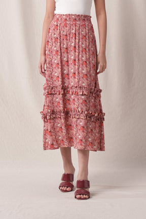 TAYLOR Skirt in Pink Manggis
