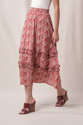 BUNDLING: Rosie Top In Manggis Pink and Taylor Skirt in Manggis Pink