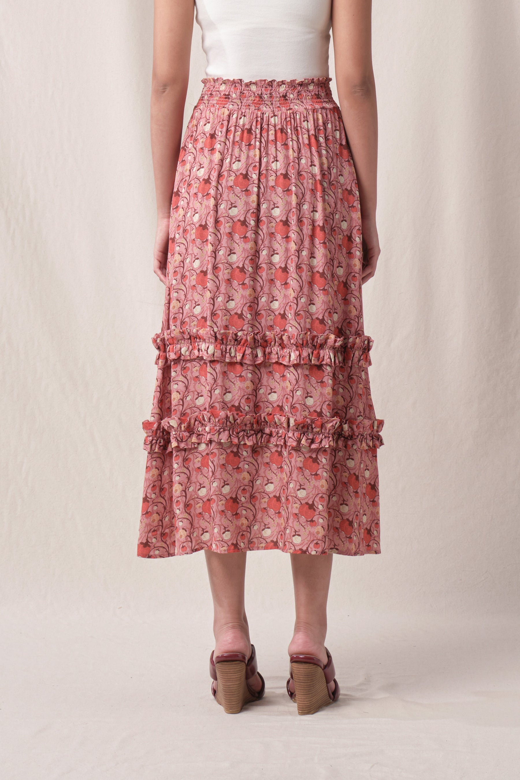 TAYLOR Skirt in Pink Manggis