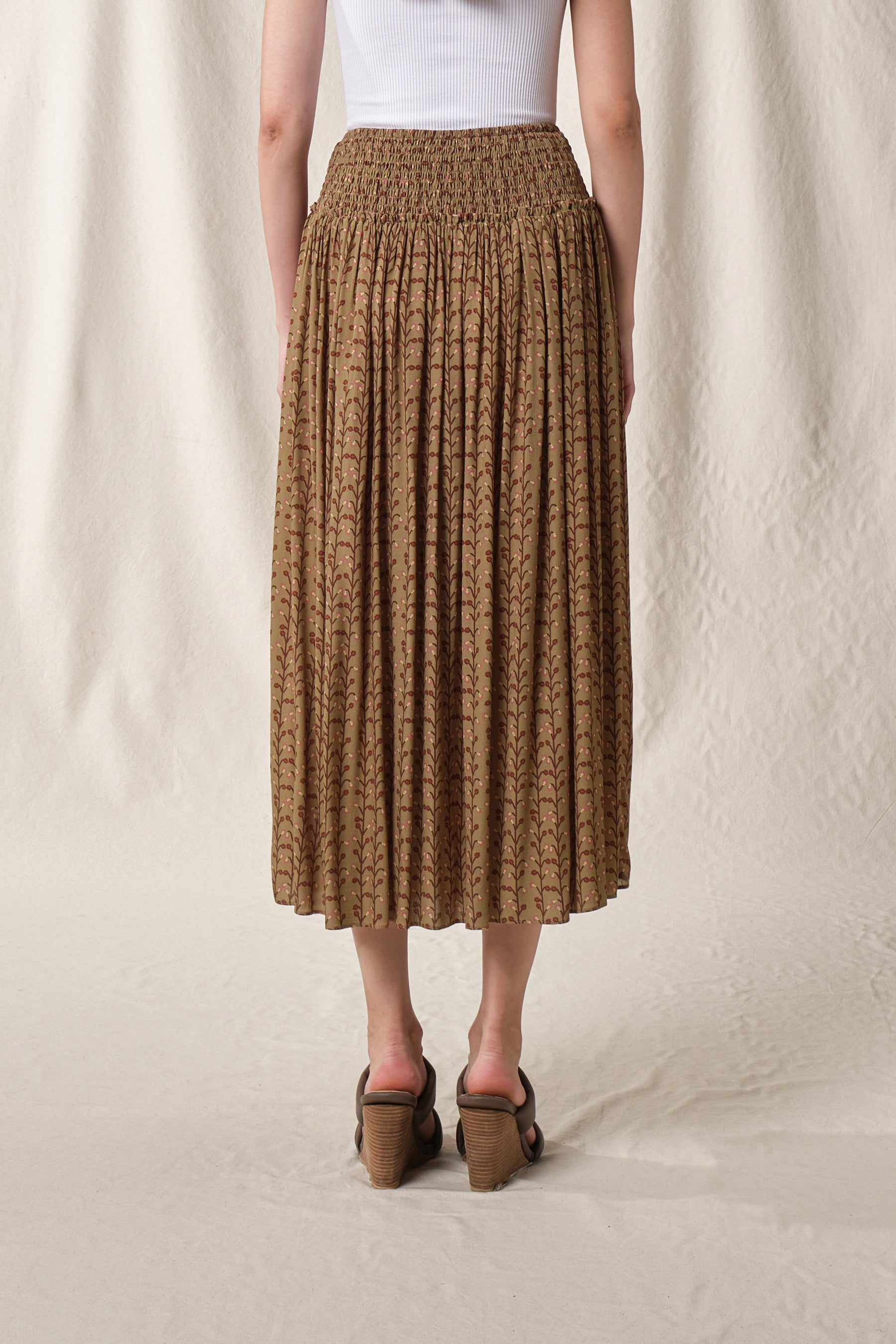 TIMMY Skirt in Khaki Tebu