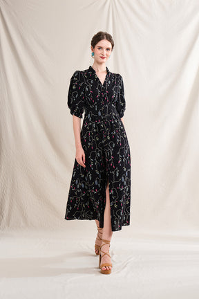 TINA Dress in Black Lada