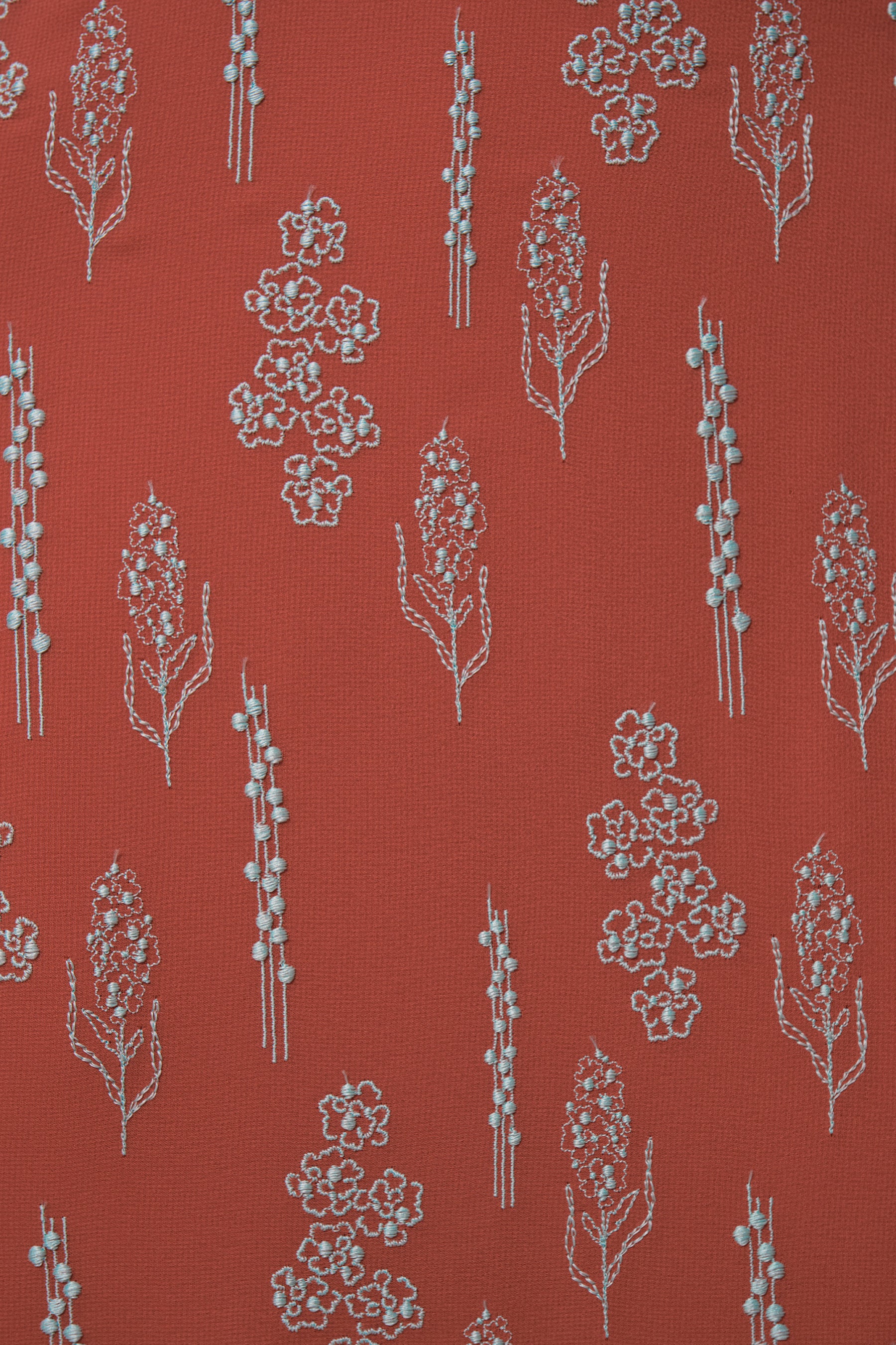 DARIA Dress in Terracotta Tulu