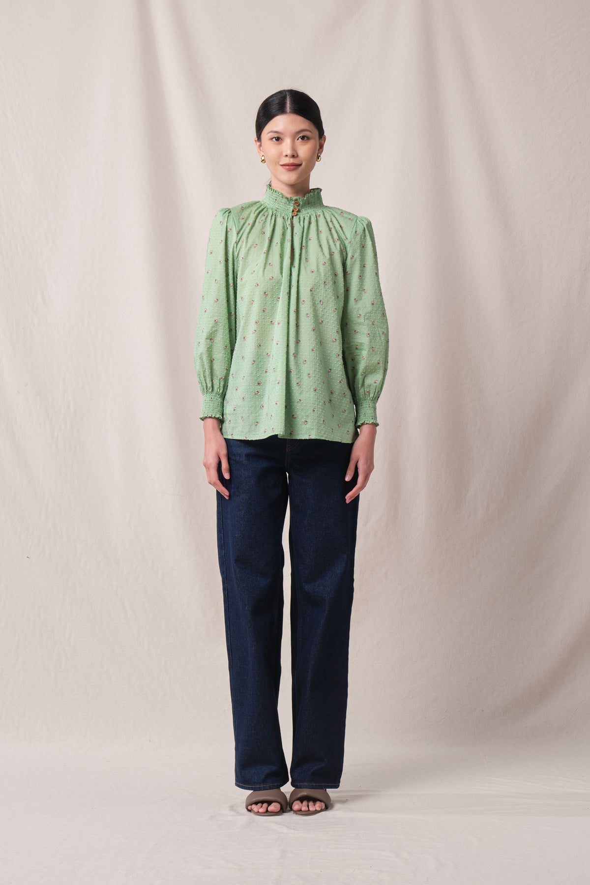VERA Top in Green Canang