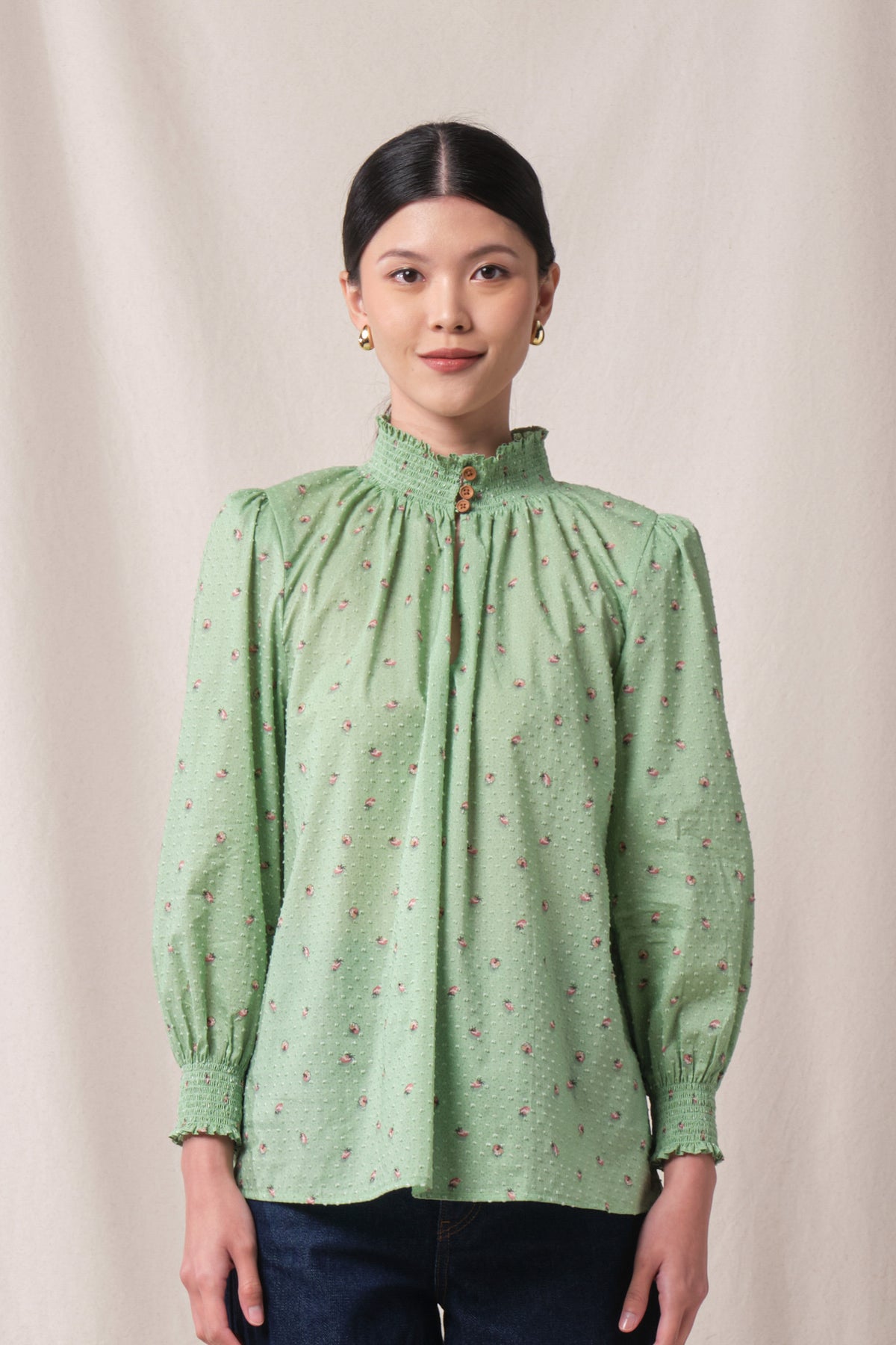 VERA Top in Green Canang