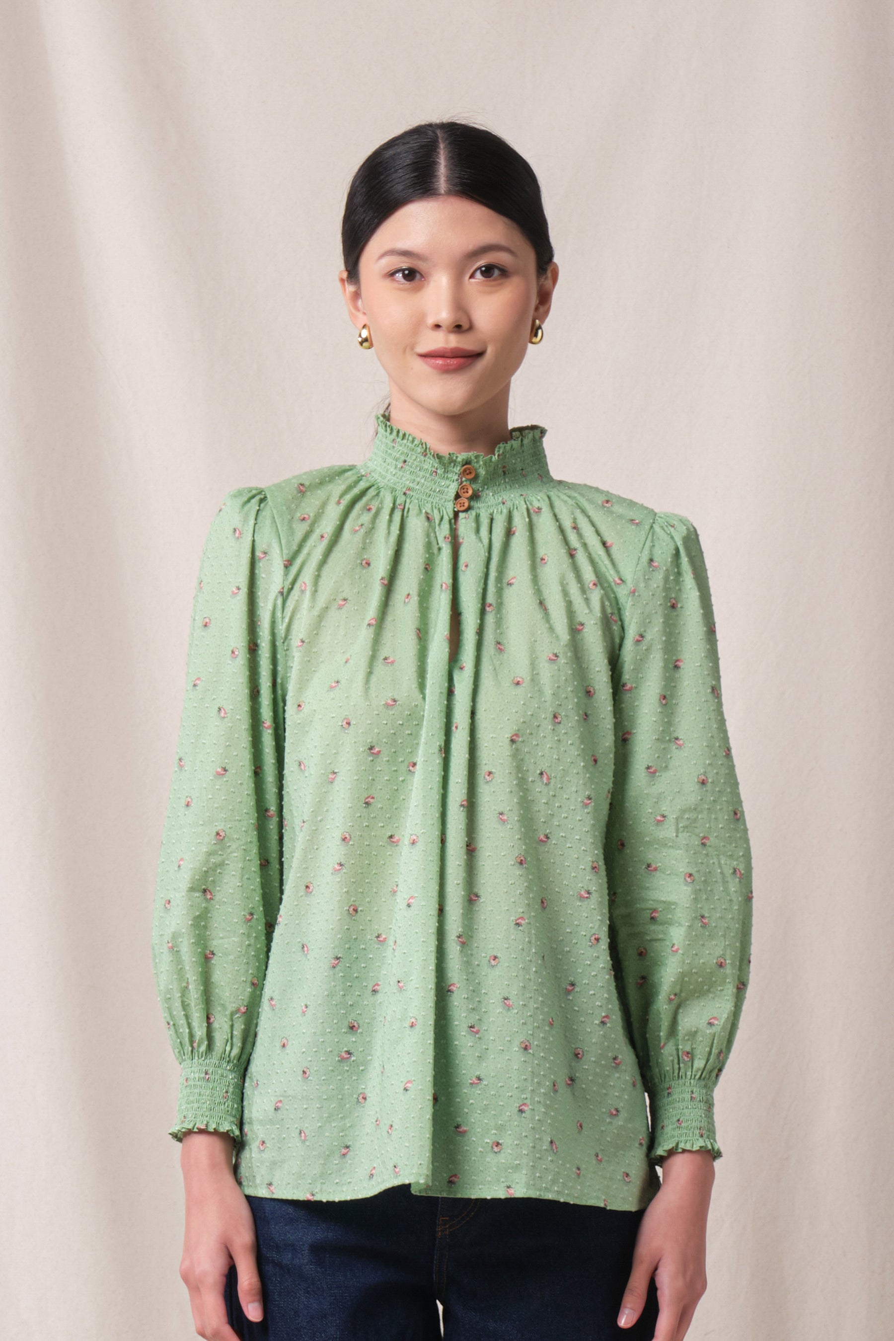 VERA Top in Green Canang