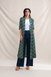 VIVIAN Outer in Teal Gajah