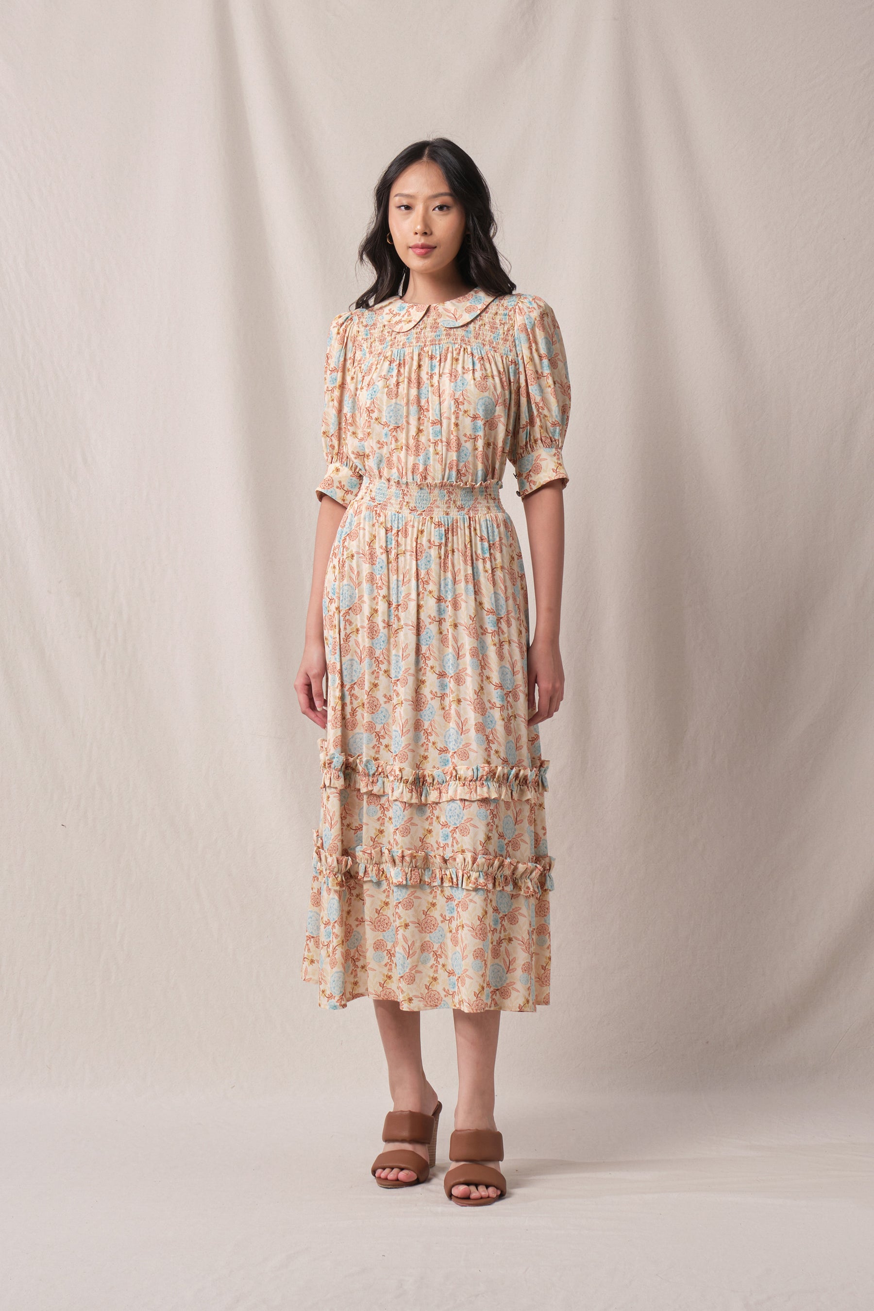 WANDA Top in Beige Marigold