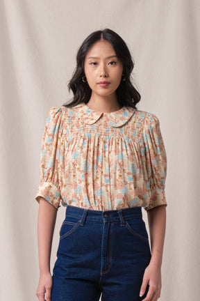 WANDA Top in Beige Marigold