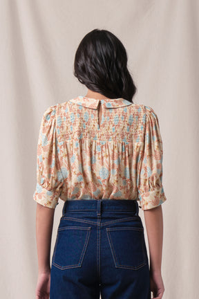 WANDA Top in Beige Marigold