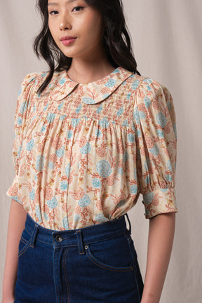 WANDA Top in Beige Marigold