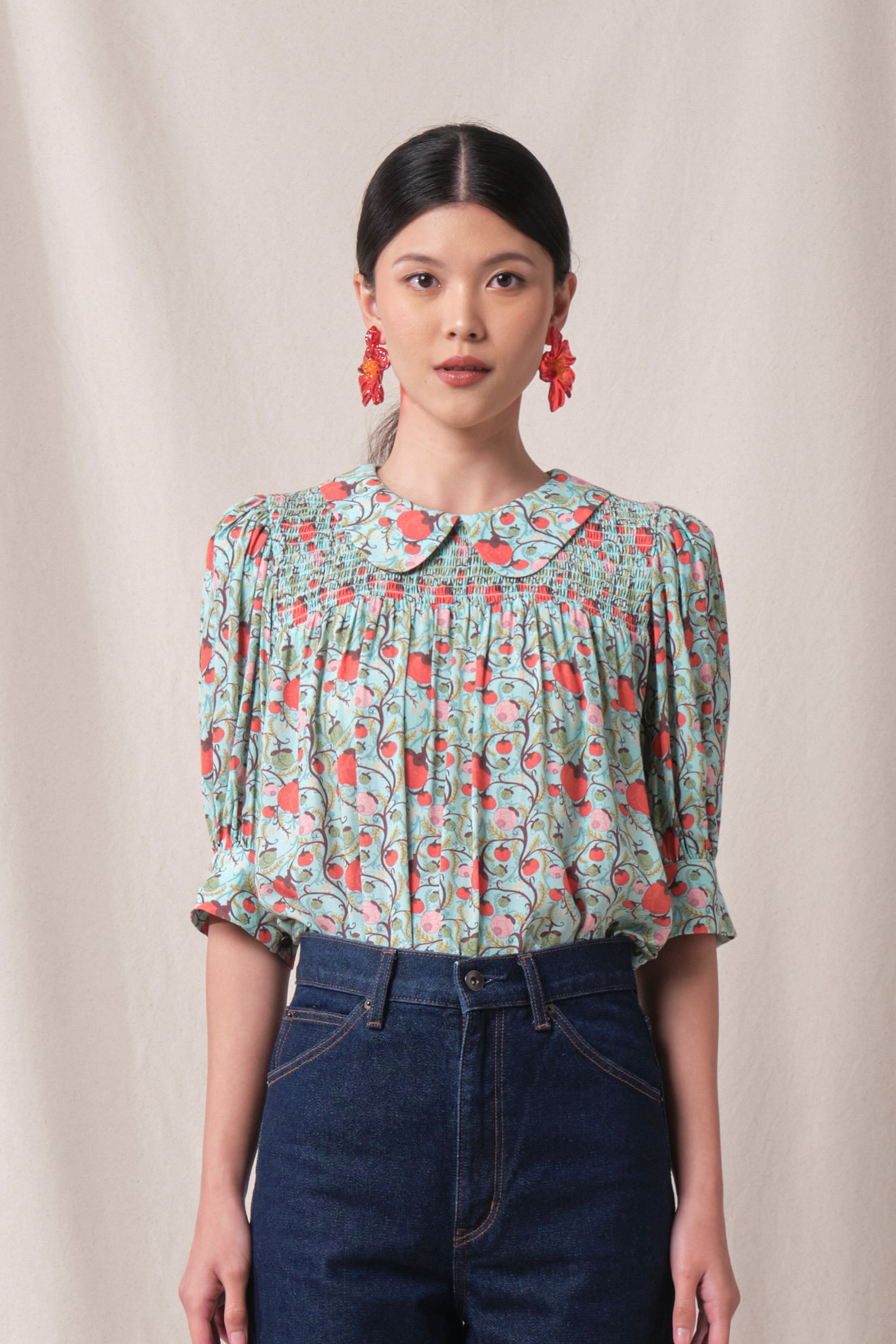 WANDA Top in Mint Manggis
