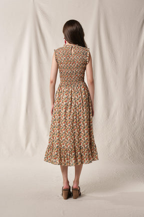 WILLOW Dress in Beige Telang