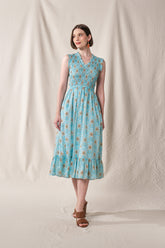 WILLOW Dress in Blue Mentari