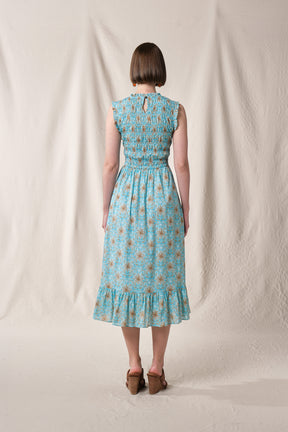 WILLOW Dress in Blue Mentari