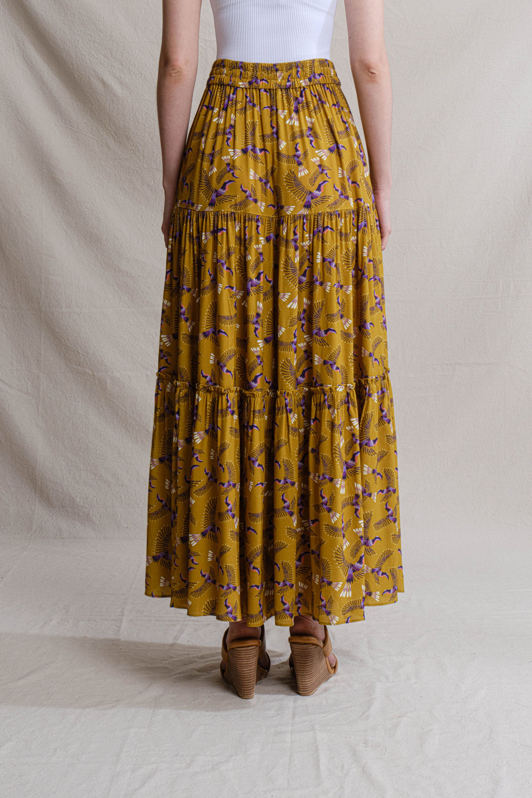 WINNIE Skirt in Yellow Julang