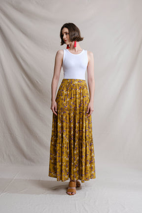 WINNIE Skirt in Yellow Julang