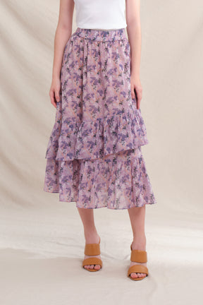 YARA Skirt in Lavender Ashar