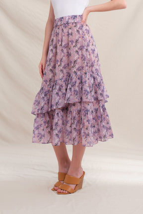YARA Skirt in Lavender Ashar