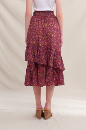 YARA Skirt in Maroon Macca