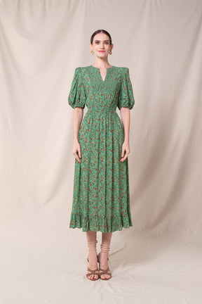 YONA Dress in Green Kelana