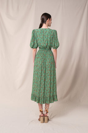YONA Dress in Green Kelana