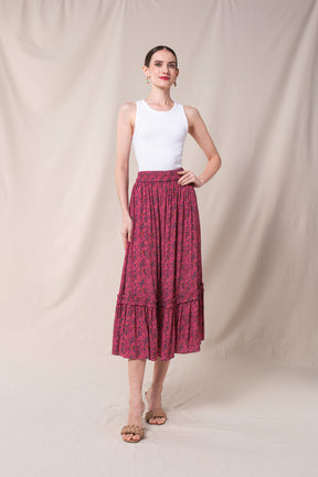 YUNA Skirt in Pink Serunai