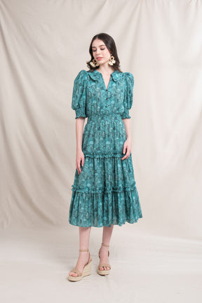 ZETA Dress in Blue Minanga