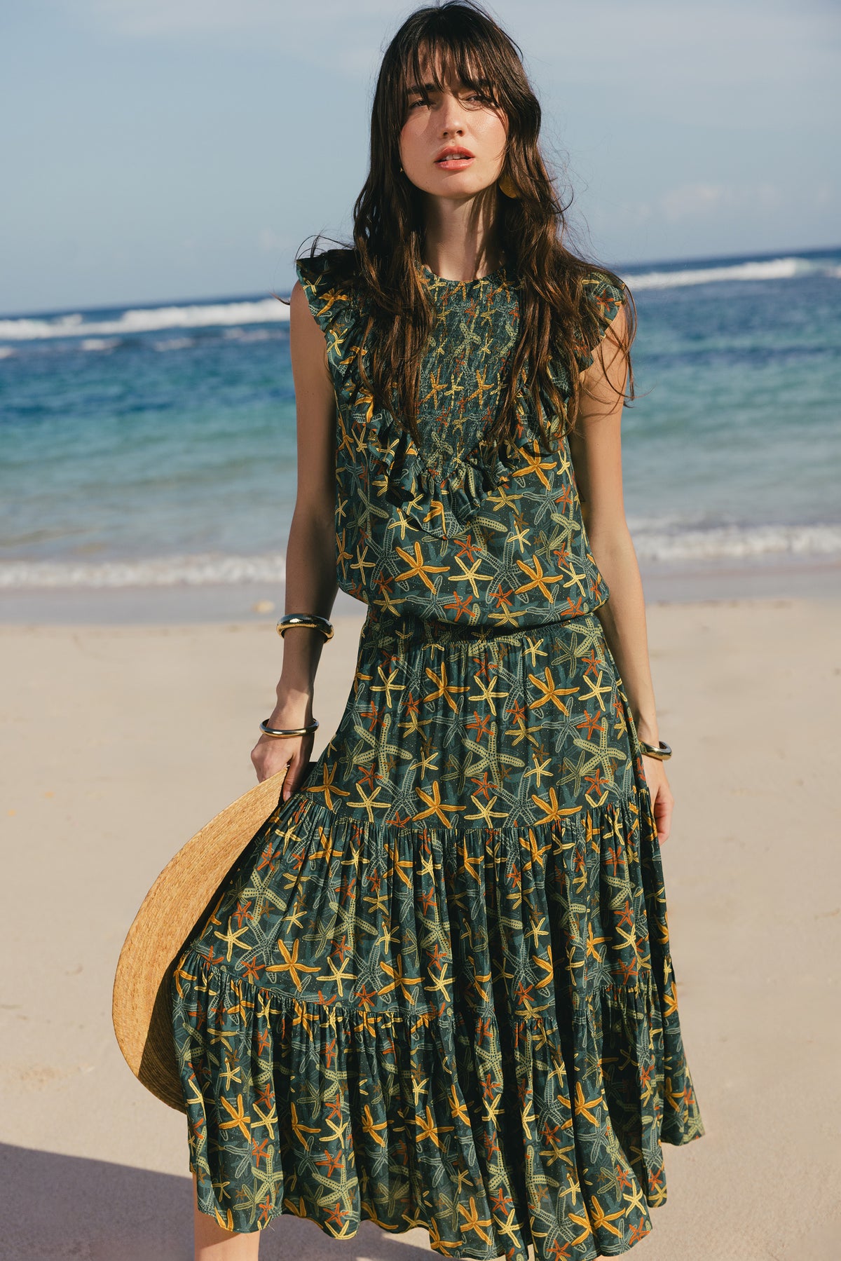 JILL Top in Emerald Aster