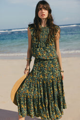 JILL Top in Emerald Aster