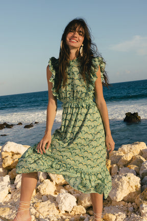 LEAH Dress in Mint Tatiala