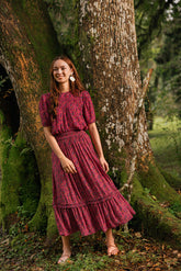 YUNA Skirt in Pink Serunai