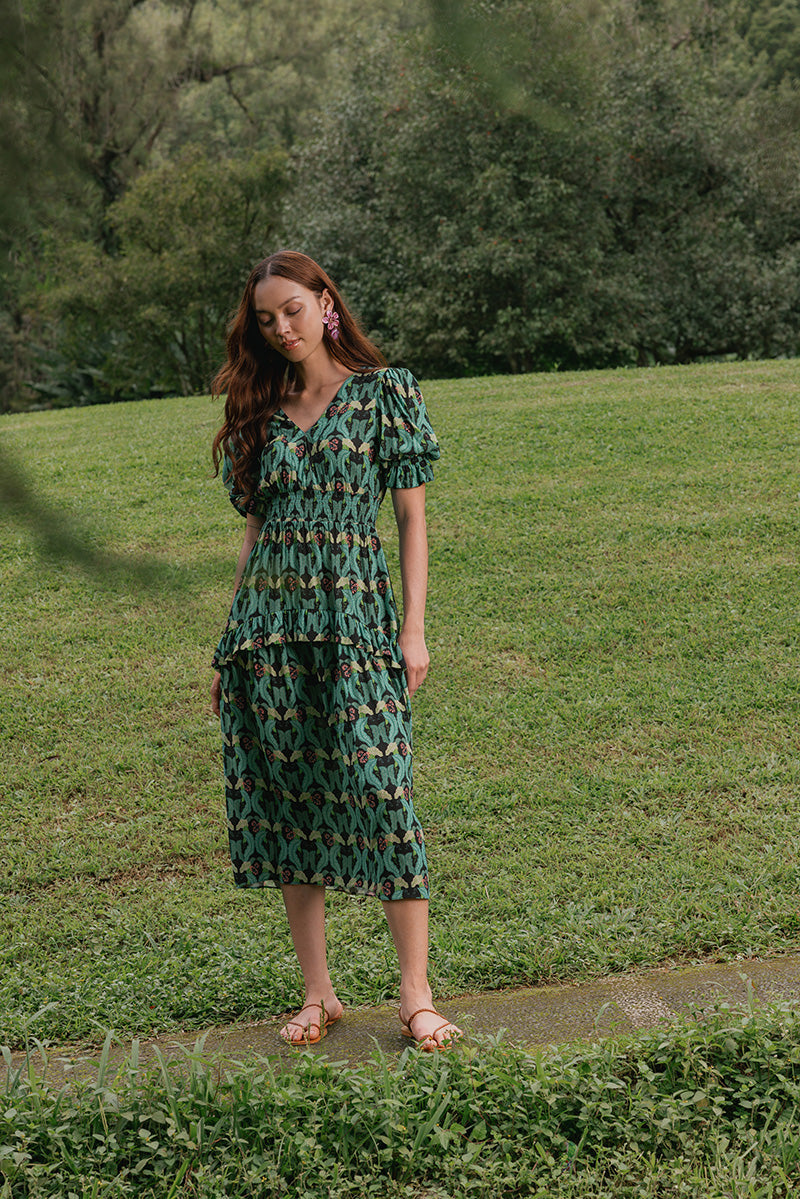 KIMY Dress in Blue Bagu