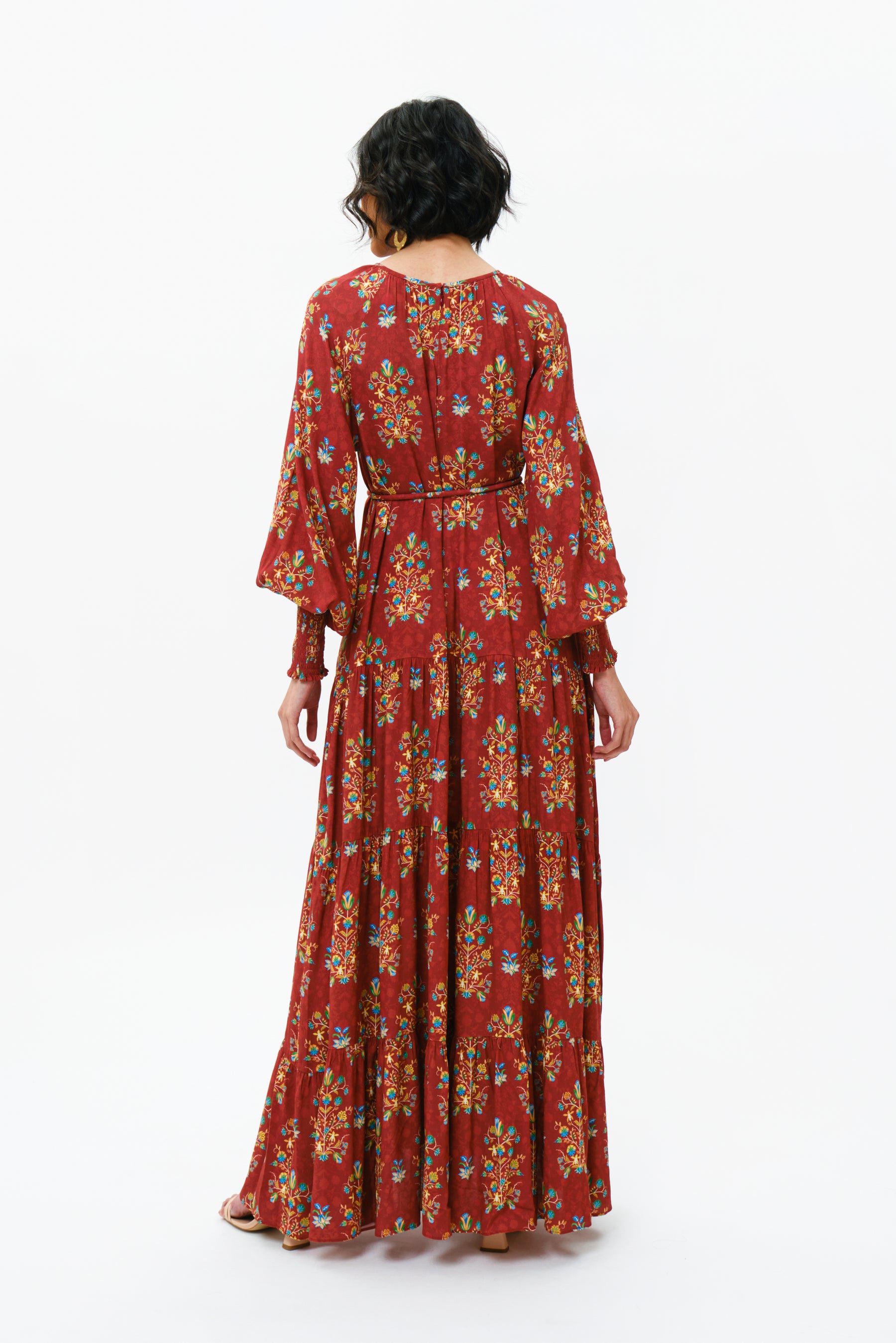 ARUNI Dress in Red Anggrek