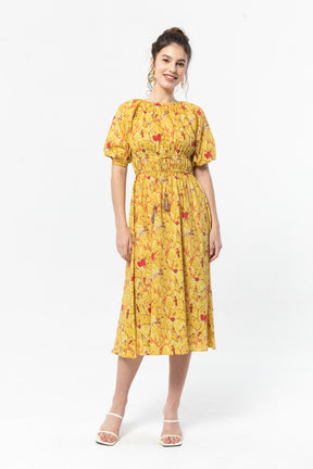 RANCA Dress in Mustard Spices