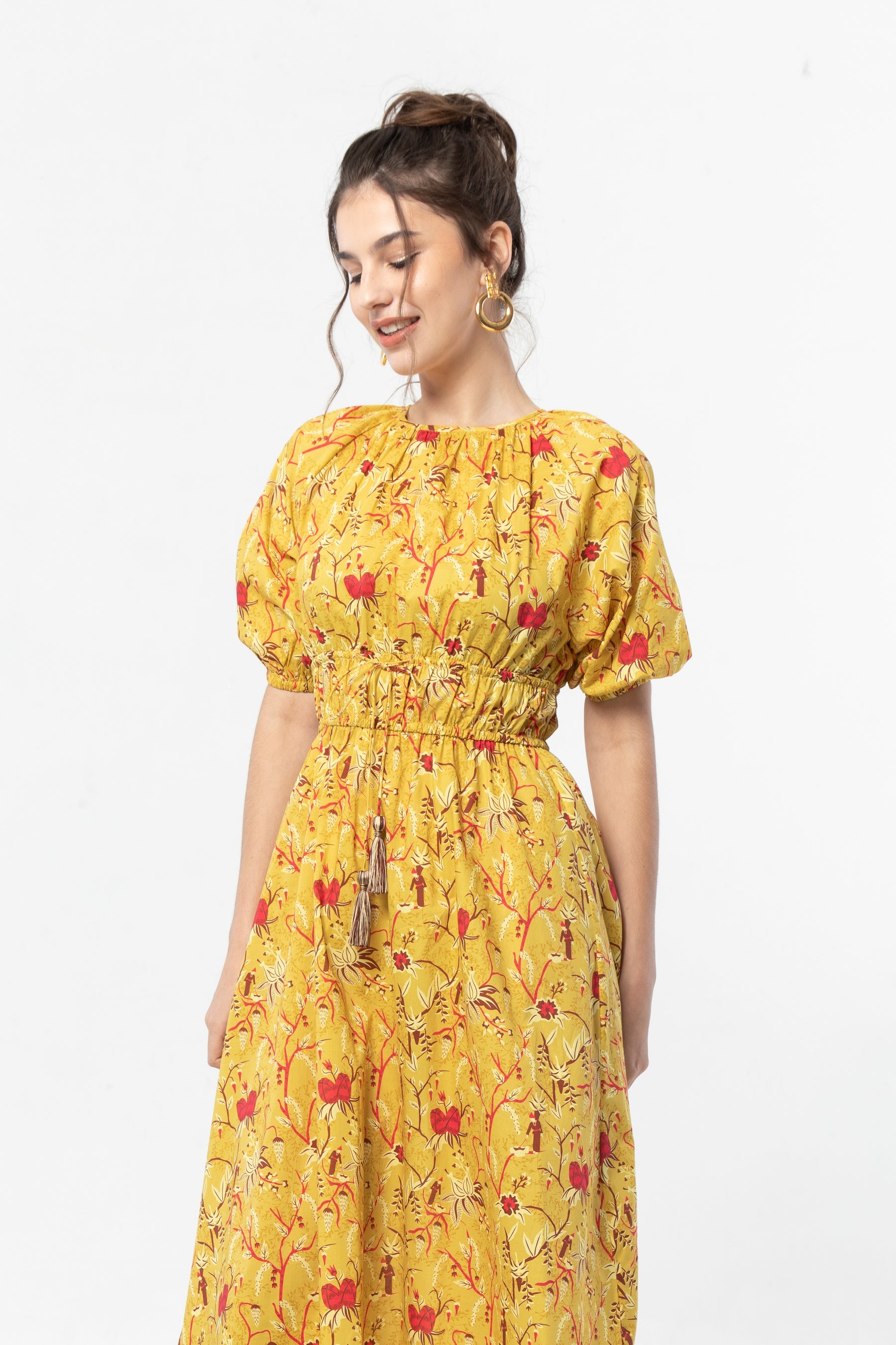 RANCA Dress in Mustard Spices