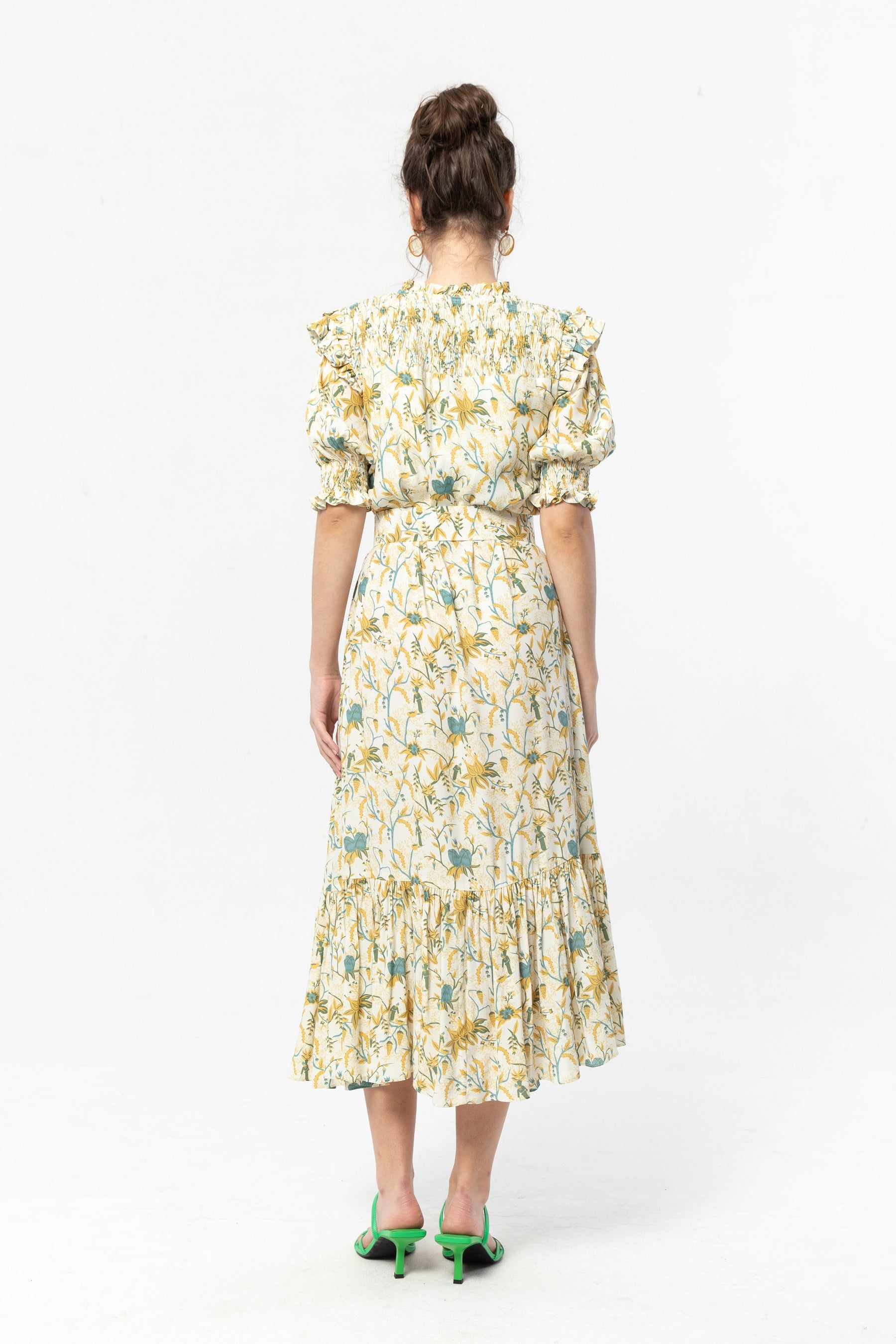 HELENA Dress in Yellow Spices