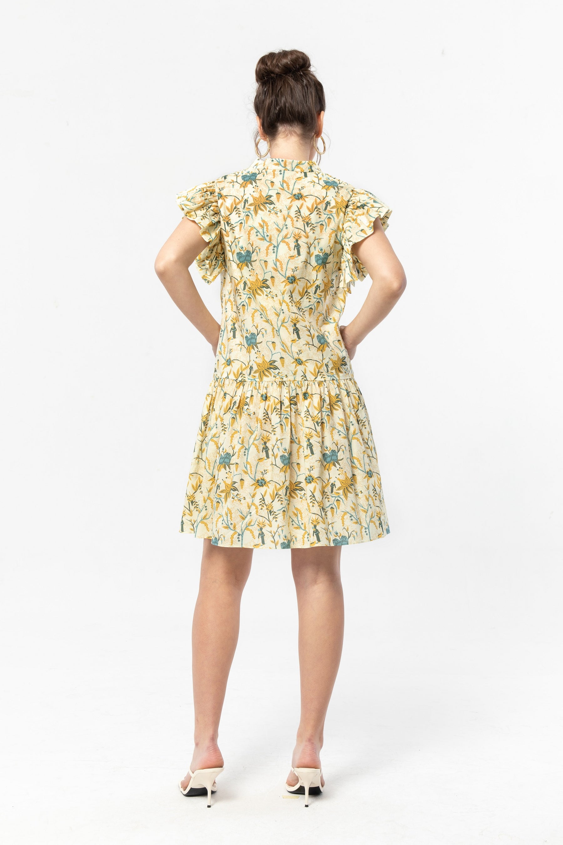 CARA Dress in Yellow Spices